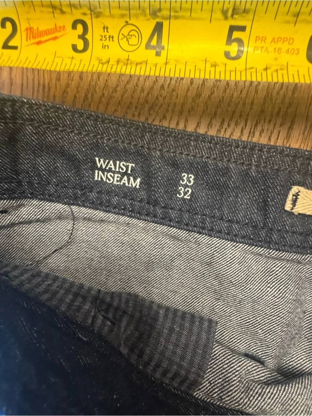 Banana‎ Republic Indigo Denim Cargo Pants Tapered Surplus or Heritage 33X 32